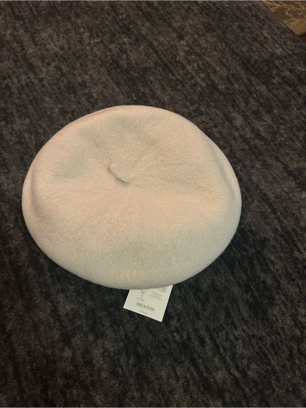 Brixton Women's Light Cream Wool Beret